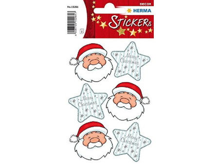 HERMA Sticker de Noël DECOR 'Voeux du Père Noël'