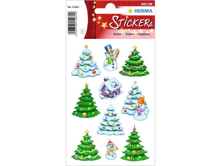 HERMA Sticker de Noël DECOR 'Forêt à Noël'