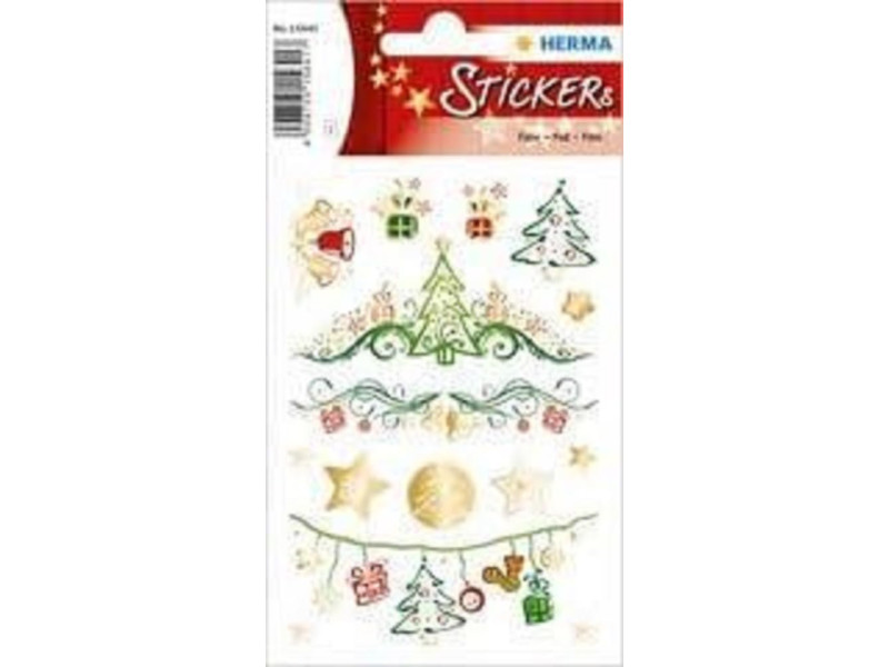 HERMA Stickers de Noël CREATIVE 'Etoiles et flocons'