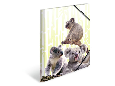 HERMA Chemise à élastiques Animaux exotiques, A4, koalas