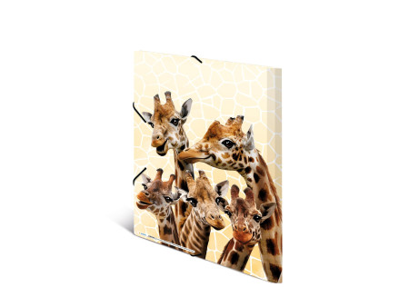 HERMA Chemise à élastiques Animaux exotiques, A3, girafes
