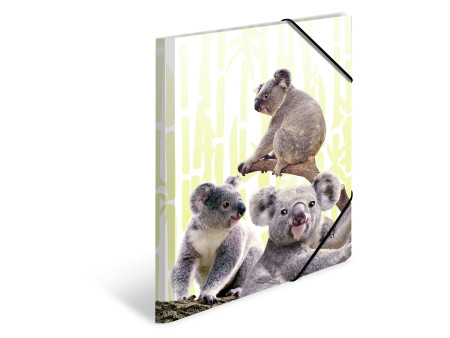 HERMA Chemise à élastiques Animaux exotiques, A3, koalas