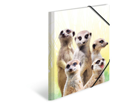 HERMA Chemise à élastiques Animaux exotiques, A3, suricates