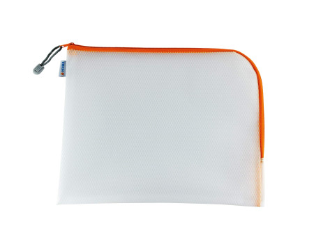 HERMA Pochette à fermeture à zip 'Mesh Bags', A4, orange