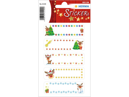 HERMA Autocollants de Noël DECOR 'Little Rudolph'