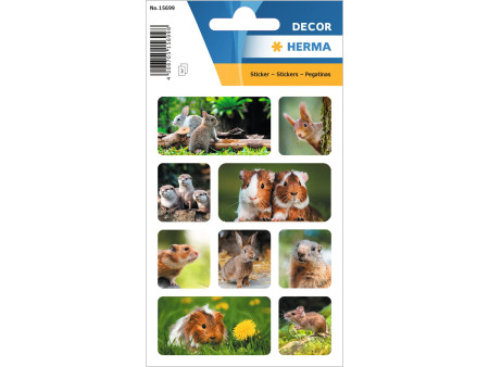 HERMA Autocollants DECOR 'Rongeurs'