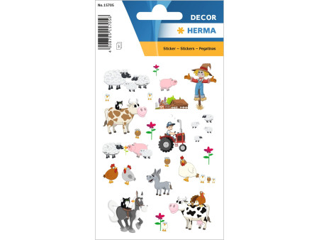HERMA Autocollants DECOR 'Petite ferme'