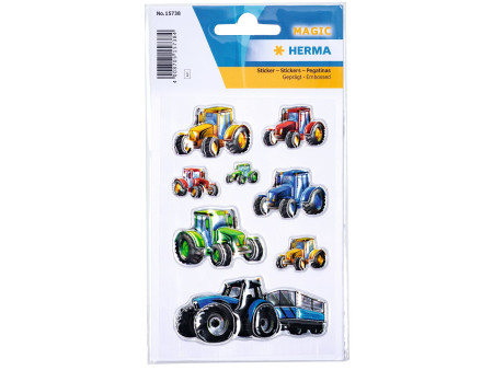 HERMA Sticker MAGIC 'Course de tracteurs'