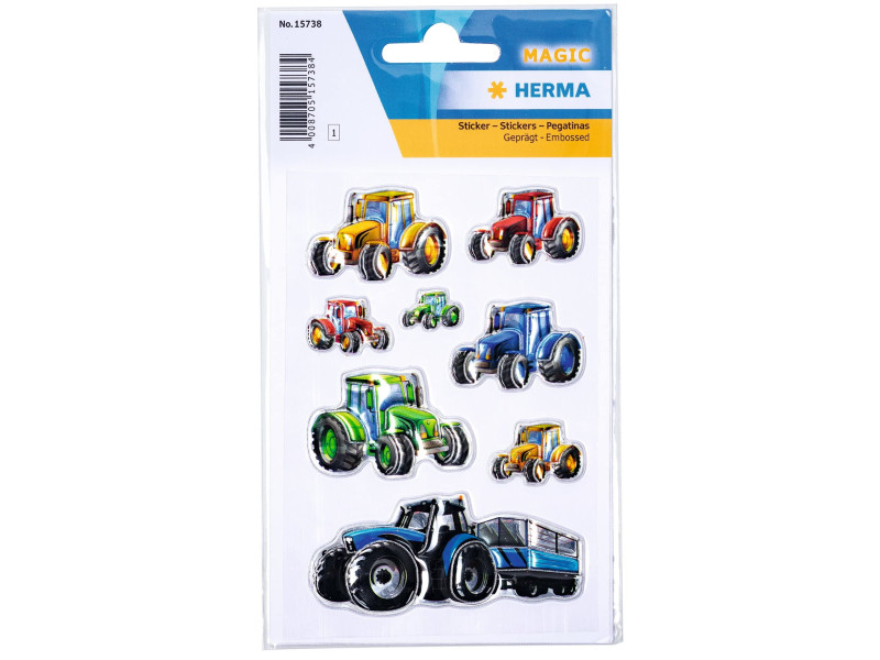 HERMA Sticker MAGIC 'Course de tracteurs'