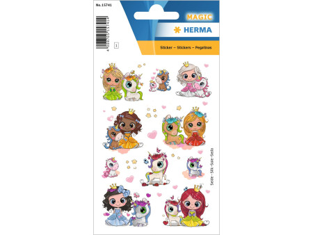 HERMA Sticker MAGIC 'Princesse Sweetie & Friends'