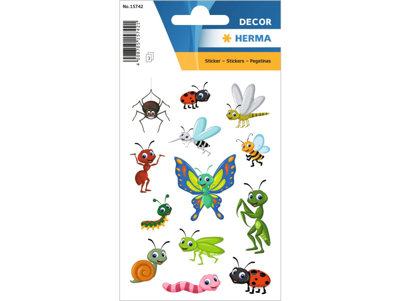 HERMA Autocollants DECOR 'Petits insectes'