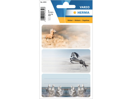 HERMA Étiquette pour livre VARIO 'Chevaux'