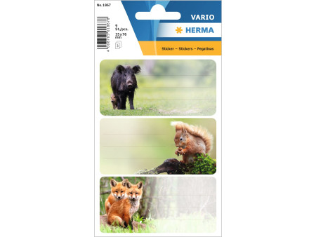 HERMA Étiquette pour livre VARIO 'Animaux de la forêt'