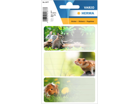 HERMA Étiquette pour livre VARIO 'Rongeurs'