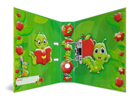 HERMA Classeur à motif pour école maternelle 'Fritz le ver'