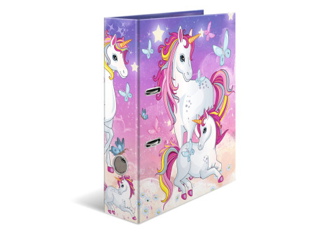 HERMA Classeur à motif 'Licorne', A4, margeur du dos: 70 mm