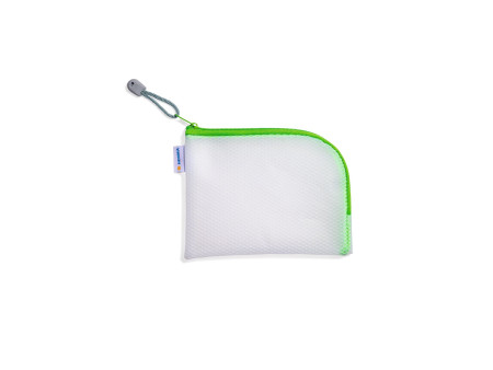 HERMA Pochette à fermeture à zip 'Mesh Bags', A6, vert