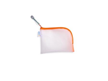 HERMA Pochette à fermeture à zip 'Mesh Bags', A6, orange