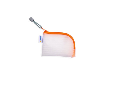 HERMA Pochette à fermeture à zip 'Mesh Bags', A7, orange