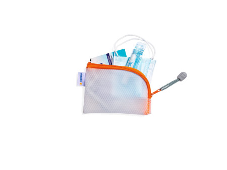 HERMA Pochette à fermeture à zip 'Mesh Bags', A7, orange
