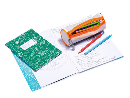 HERMA Trousse ronde, diamètre: 70 mm x (L)200 mm, orange