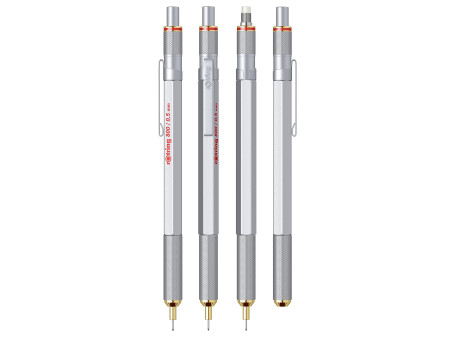 rotring Porte-mines 800, 0,5 mm, argent