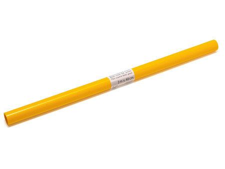 HERMA Film couvre-livres, 400 mm x 2 m, en PP, jaune, non