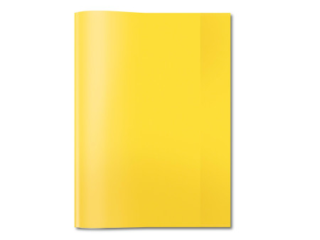 HERMA Protège-cahier, format A4, en PP, jaune transparent