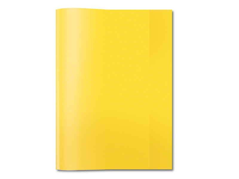HERMA Protège-cahier, format A4, en PP, jaune transparent