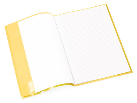 HERMA Protège-cahier, format A4, en PP, jaune transparent