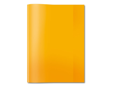 HERMA Protège-cahiers, format A4, en PP, orange transparent