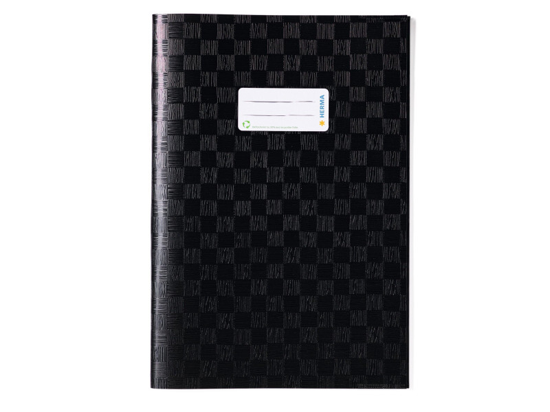 HERMA Protège-cahier, A4, en PP, noir opaque