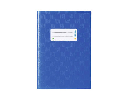 HERMA Protège-cahier, A5, en PP, bleu foncé opaque