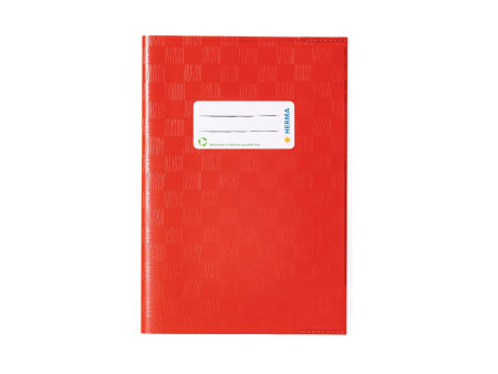 HERMA Protège-cahier, A5, en PP, rouge opaque