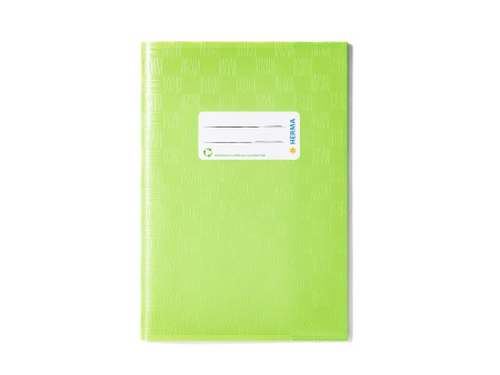 HERMA Protège-cahier, A5, en PP, vert clair opaque