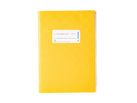 HERMA Protège-cahier, A5, en PP, jaune opaque
