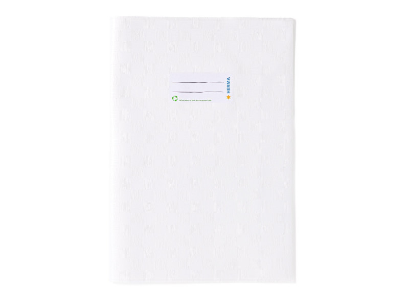HERMA Protège-cahier, A4, en PP, blanc opaque