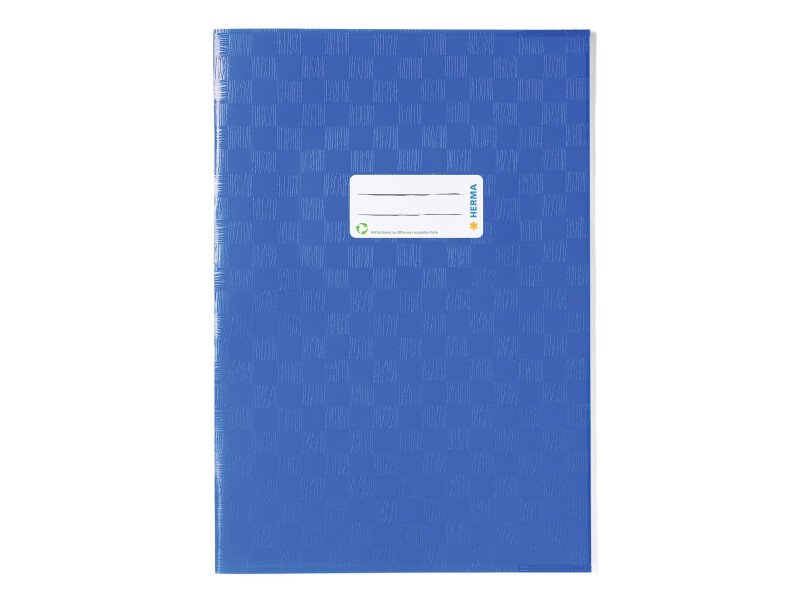 HERMA Protège-cahier, A4, PP, bleu foncé opaque