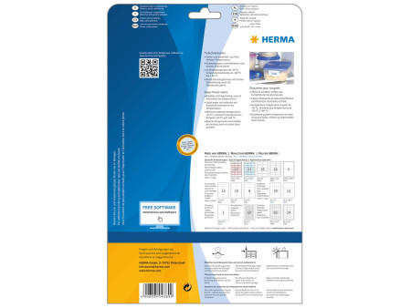 HERMA Etiquettes pour surgelés SuperPrint, 66 x 33,8 mm,