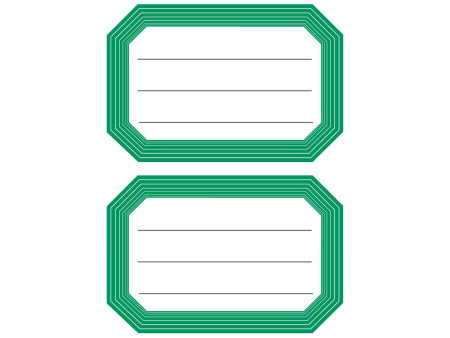 HERMA étiquettes pour livres, 82 x 55 mm,conception de marge