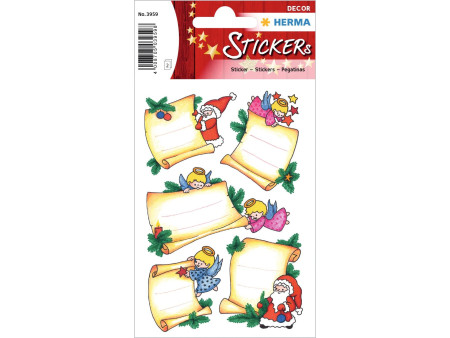 Herma Autocollants de Noël DECOR 'Lettres de Noël', dédicace