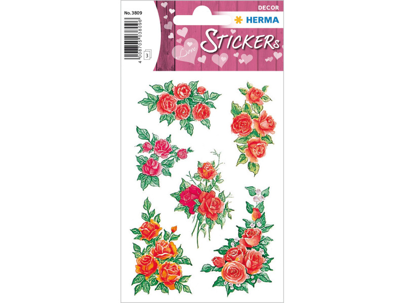 HERMA Sticker DECOR 'Bouquets de roses'