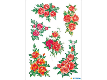 HERMA Sticker DECOR 'Bouquets de roses'