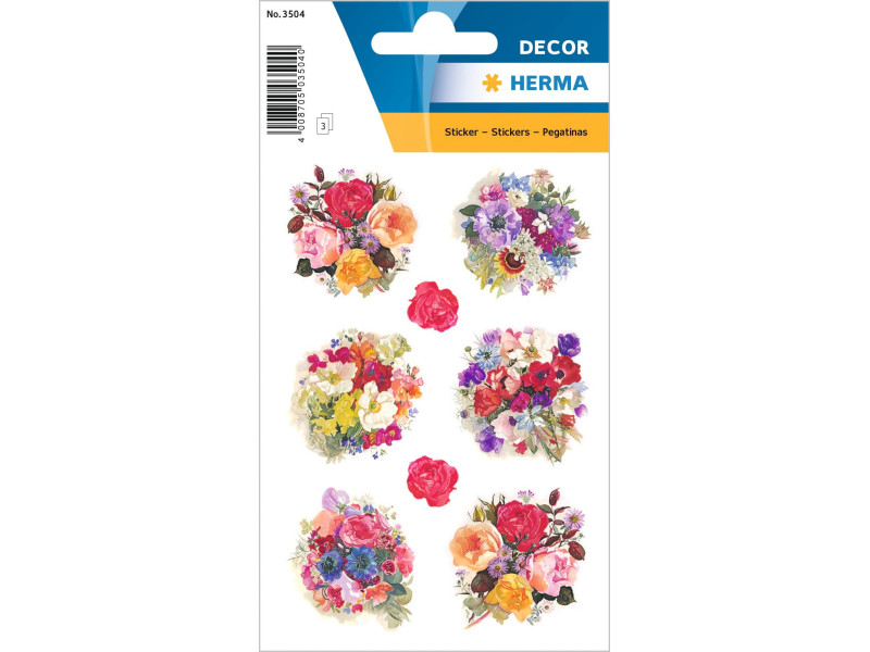 HERMA Autocollants DECOR 'Décoration florale'