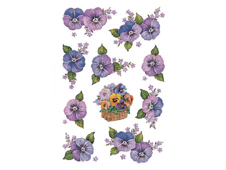 HERMA Autocollants DECOR 'Pensées'