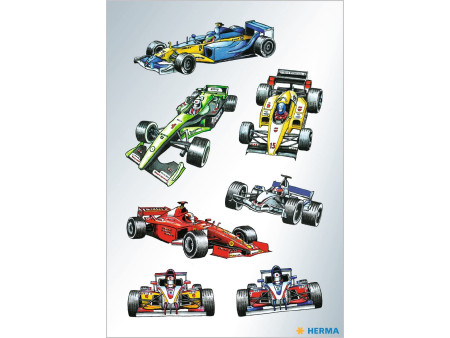 HERMA sticker DECOR 'Voitures de course'