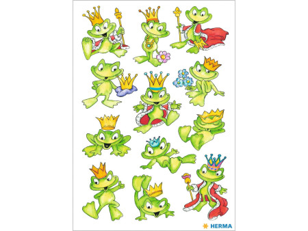 HERMA Sticker DECOR 'Roi grenouille'