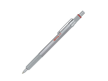 rotring Stylo à bille rétractable 600, argent