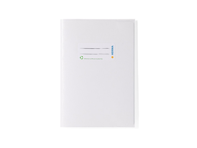 HERMA Protège-cahier, A5, en PP, blanc opaque