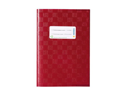HERMA Protège-cahier, A5, en PP, lie de vin opaque
